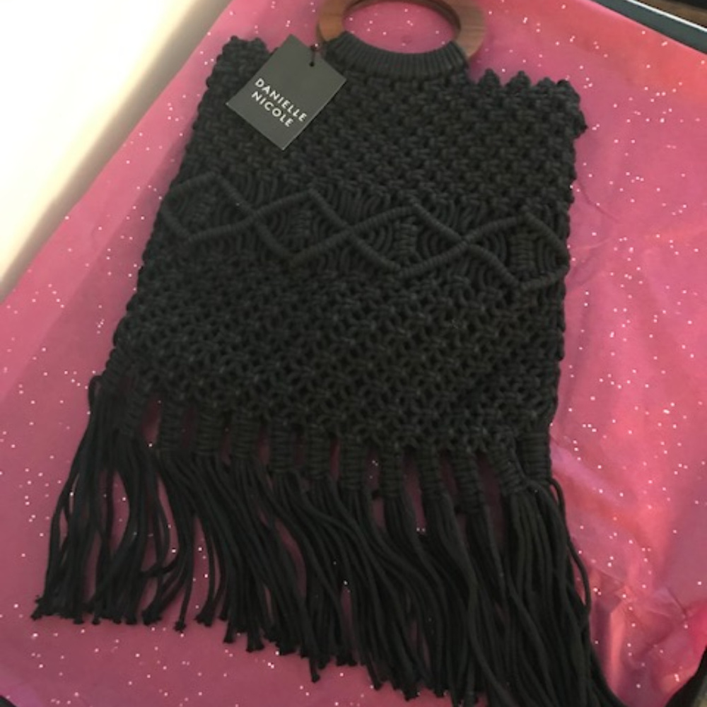 Danielle Nicole Macrame Handbag Box Of Style - image 2
